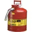 Safety Can,Type II,5 Gallon,Red