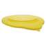 Pail Lid,Yellow,14 5/8 In