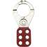 Lockout Hasp,6 Lock,Red