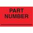 Shipping Labels,Black/Red,5 In.