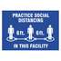 Safety Sign-Social Distance