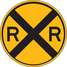 Railroad Sign,12"H,12"W,