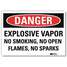Danger Sign,Slf-Adhesv Mount,