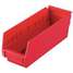 Shelf Bin Red 2.75x4x11.625
