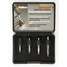 Drill/Extractor Set,4 Pc,#5-1/