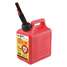 Gas Can,1 Gal.,Self,Red,Hdpe,9-