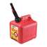 Gas Can,2 Gal.,Self,Red,Hdpe,9-