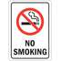 No Smoking Sign,10x7 In.,