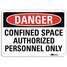 Danger Sign,10x7 In.,English