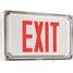 Exit Sign,3.1W,LED,Red/Wht,2S