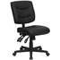 Task Chair,Black Seat,Leather