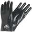 Chemical Gloves,L,Blk,Smooth,