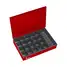 21 Hole Steel Parts Drawer Red