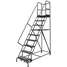 Rolling Ladder,9 Step,Steel,
