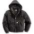 Hooded Jacket,Insulated,Black,