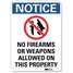 Notice Sign,14x10 In.,English