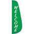 Welcome Feather Flag,2x8 Ft,
