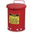 Safety Cans,10 Gallon,Hand Lift,Red