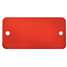 Blank Tag,Rectangle,Red,PK5