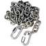 Safety Chain,72in.,Steel,
