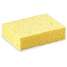 Sponge,Yellow,6In L,4-1/4In W