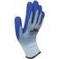 Coated Gloves,Blue/Gray,M,Knit