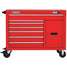 Rolling Cabinet,Red,41" H,7