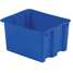 Stack And Nest Bin,21 In L,Blue
