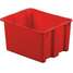 Stack And Nest Bin,21 In L,Red
