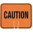 Caution Cone Sign 11X13" Bl/Or