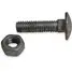 Carriage Bolts,Steel,3/8 In