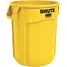 Utility Container,55 Gal.,Ylw