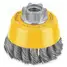 Knot Wire Cup Brush,Arbor0.02"