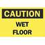 Caution Sign,10 x 14In,Bk/Yel,