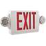 Combo Exit Sign, LED, Nicad