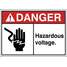 Label,Danger Hazardous Voltage,