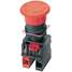 E-Stop Push Button,22mm,2NC,Red