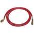 Charging Hose,72 In, Red,1/4