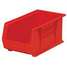 Shelf Bin Red 4.125x 3x 7.375