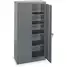 Storage Cabinet, Gray 4 Shelf