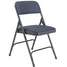 Folding Chair,Blue,18-3/4 In.,