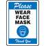 Wear Face Mask Sgn 18X12 Al