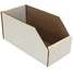Corrugated Shelf Bin,4in.W,4-1/