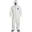 Hooded Tyvek(r),White,Boots,2XL
