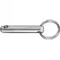 Ring Pin,Detent,1/4x2 1/2 In,