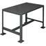 Fixed Work Table,Steel,36" W,