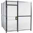 Welded Wire Partition,2 Sided,