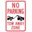 Sign,No Parking Tow Away Zone,