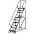 Safety Rolling Ladder,Steel,
