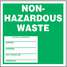 Nonhazardous Waste Label,6 In.